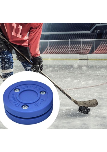 Homyl Roller Hokey Diski Uygulama Hediyesi Oyun Eğitimi Mavi Mavi