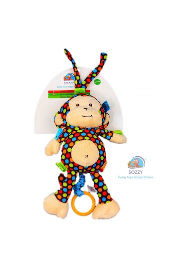 Sozzy Renkli Maymunum  Oyuncak Çok Renkli