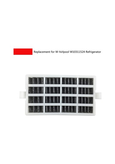 Kosona Whirlpool W10311524 Buzdolabı Koku Giderici Filtresi, Aktiv Karbonlu, Kağıt Malzeme, 1/2/4 Adet Seçenekli