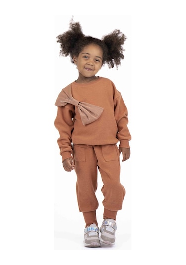 Bestkids Kız Çocuk Fiyonk Detaylı Sweatshirt 001