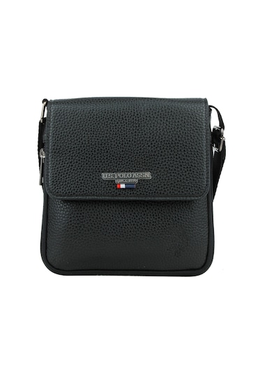 Siyah Erkek Us Polo Assn Kapaklı Çapraz Erkek Çantası Plevr9508 Siyah