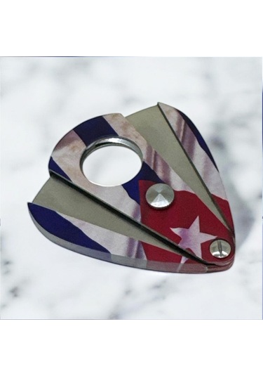Cuban Flag Yaprak Model Metal Puro Kesici Krom 56ring