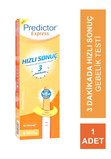 Predictor Express 3 Dakikada Hızlı Gebelik Testi
