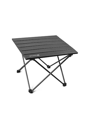 Prestigegoods Shinetrip A292 -g0s Taşınabilir Alüminyum Piknik Masası Siyah, 41x35x30 Cm, Dayanıklı, Hareketli Ayak Koruyucuları, Katlanır Örtü, Piknik, Kamp, Barbekü İçin İdeal Siyah