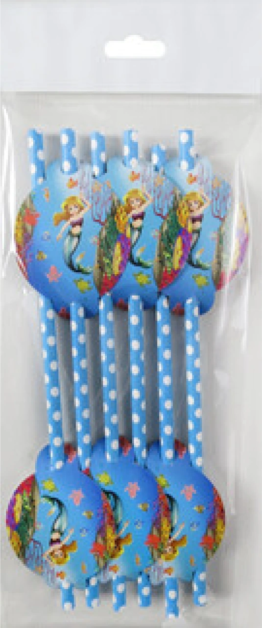 Pipet Deniz Kızı 6 Lı Paket Doğum Günü Eğlencesi +3