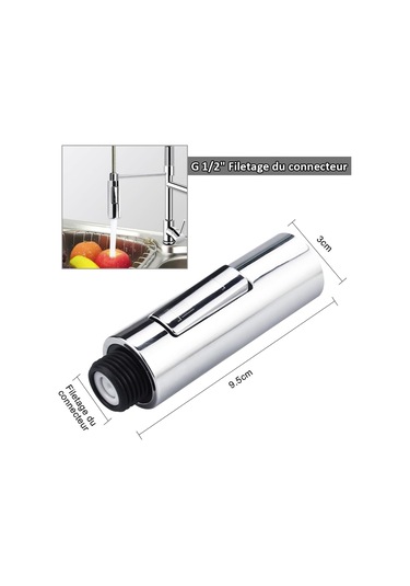 Çekmeli Duş Başlığı 2 Modlu Musluk Mutfak Musluğu Çekmeli Mutfak Duş Başlığı Plastik Yedek Duş Başlığı Banyo Mutfak Duş Başlığı Diğer