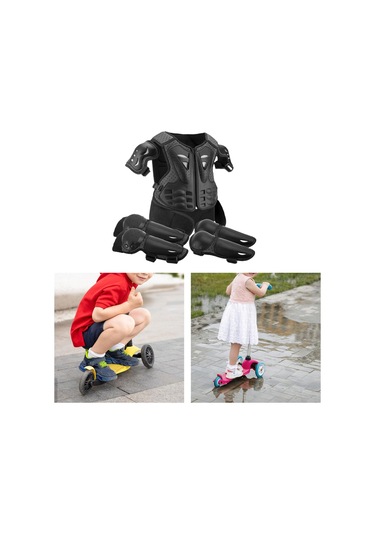 Suntek Genel Dirt Bike Gear Çocuk Motosiklet Zırhı Siyah