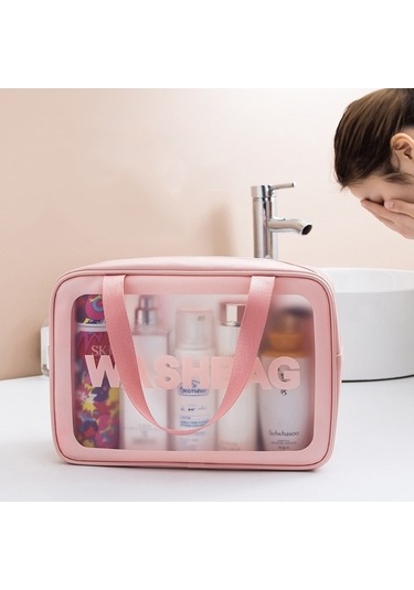 Wondernest 2 Adet Su Geçirmez Yüzme Ve Yıkama Çantası, Beyaz Renk, M Boy Çok Renkli