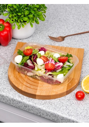 Upakovsik+ Kapaklı Tek Kullanımlık Konteyner 500 Ml, 10 Adet 396826931 100 adet