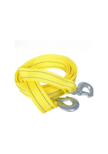 Hightower Sarı 20ft Ağır Hizmet Çekme Kayışı 2 İnç Sağlam Kancalı Yüksek Dayanımlı Diğer