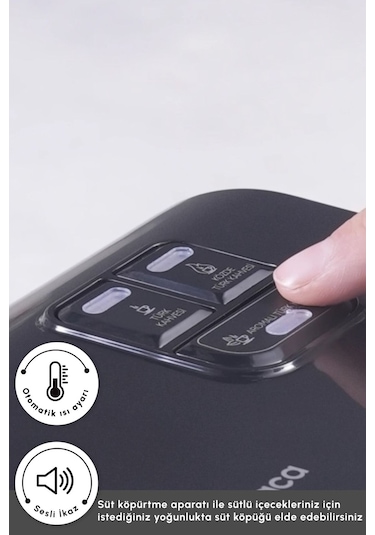 Karaca Hatır Hüp Düet 10 Fincan Kapasiteli Bol Köpüklü Aromalı, Közde ve Türk Kahve Makinesi