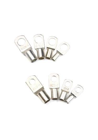 60 Adet Ağı Heavy Duty Kablo Kapalı Uçlu Boru R-ring Terminalleri Bağlayıcılar Bakır Tel Kablolar Gözlükler Boru Çeşitli Çeşit Kutusu Tasarımı