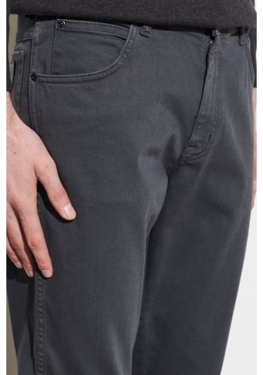 Wrangler Texas Slim Fit Erkek Jean Pantolon W12s004003 Antrasit