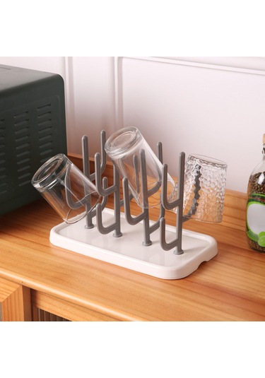 Suntek Bardaklar Için Şişe Kurutma Rafı Tezgah Üstü Kolay