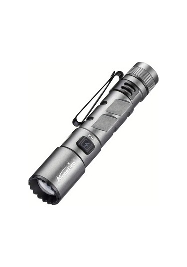 Brightnova Alonefire Yüksek Parlaklık Gray X82 El Feneri Usb Şarjlı Ayarlanabilir Işık 500 Lümen Kampçılık Seyahat Acil Durum Altın