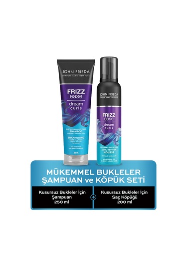 John Frieda Mükemmel Bukleler Köpük Ve Şampuan Seti