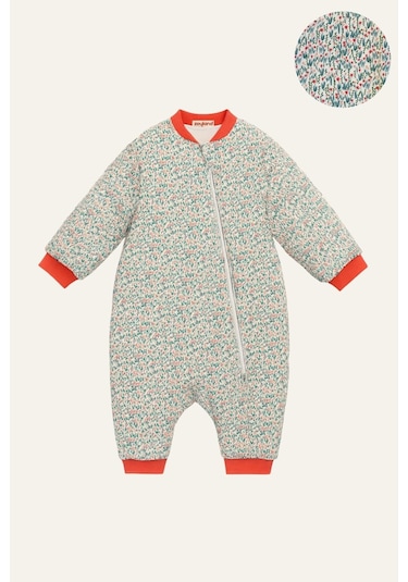 Zeyland Unisex Çocuk Elyaf Dolgulu Uyku Tulumu - Turkuaz Turkuaz