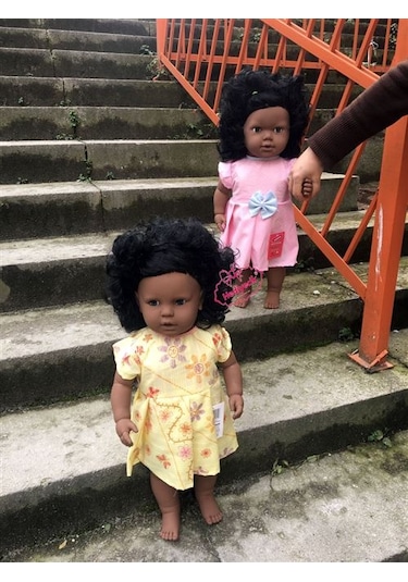 Mira Büyük Boy Türkçe Konuşan Et Bebek Elbiseli 60 Cm Videolu Beyaz-Saçlı Etbebek