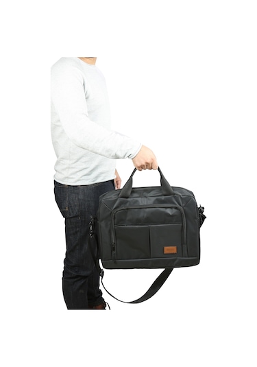 Woys Bags 15.6" 17'' İnç  Siyah Evrak Bilgisayar Notebook Laptop Çantası