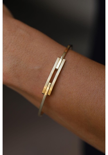 Altın 3.10 Gr Kaburga Kelepçe İki Sıra