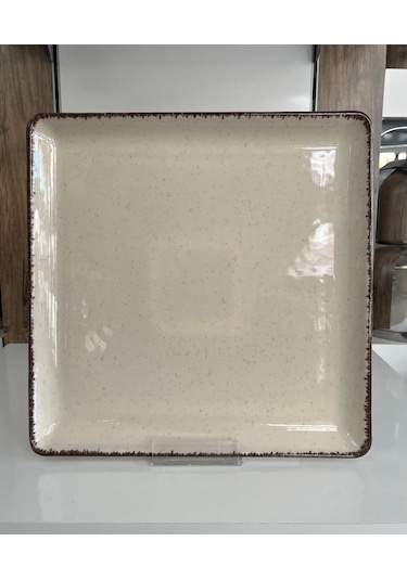 Kütahya Porselen 25 Cm Pearl Tarçın Düz Tabak 730p02