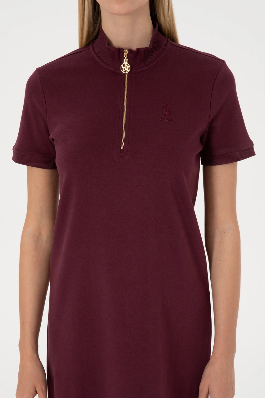 U.s. Polo Assn. Kadın Plum Elbise Örme 50314216-vr177 New Plum