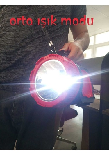 Ultra Güçlü Uzun Mesafeli Led Li Projektör El Feneri 10w Kırmızı