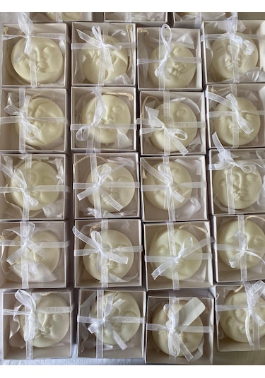 Premium Kalite Hediyelik Mum %100 Soya Güneş Ve Ay 25 Adet