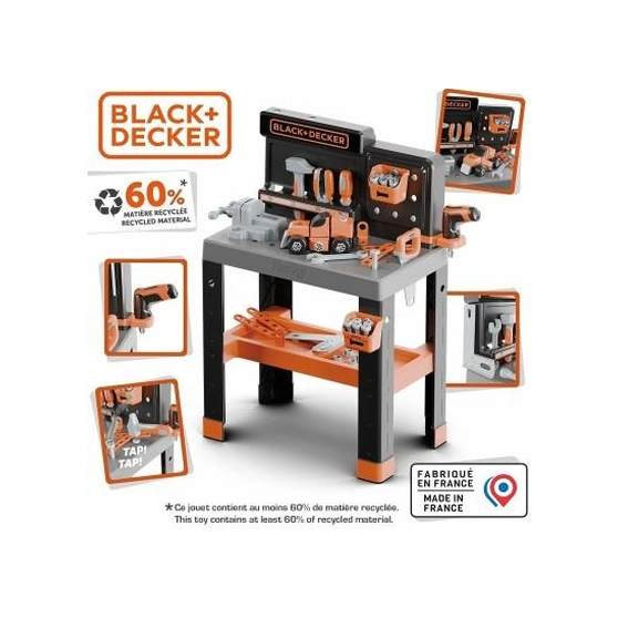 Smoby Black & Decker Bricolo Çalışma Tezgahı 360740