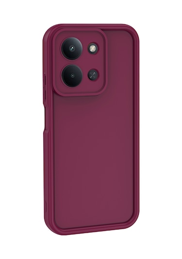 Redmi 15c Kılıf Kamera Korumalı Zore Ananas Kapak - Siyah Siyah