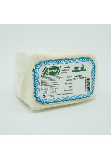 Amesia Tam Yağlı Beyaz Peynir 600 G