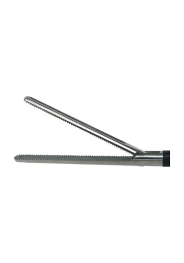 Laparoskopik Tek Kullanımlık Atravmatik Tek Çene Johan Grasper Fenestürlü Tutucu