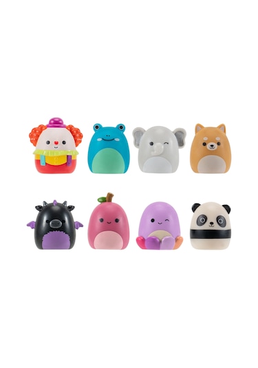 Squish-a-longs 8 Figür + Yüzük Set Seri 1 Al0082