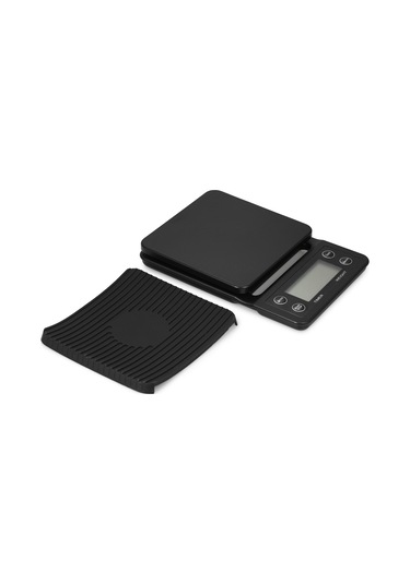 Geeroyoo Siyah/koyu Bordo Renk Seçenekli, 5kg Kapasiteli, Lcd Ekranlı Mutfak Terazisi Aaa Pil Dahil Değil Siyah