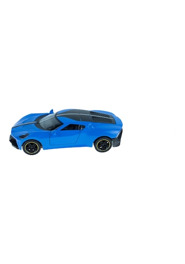 Oyuncak Metal Çek Bırak Süper Sport Araba Mavi 11 Cm