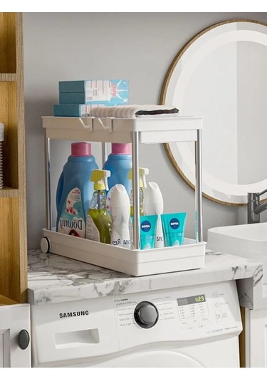 Vkarman Çekmeli Raf Depolama Organizeri 285950893 Beyaz