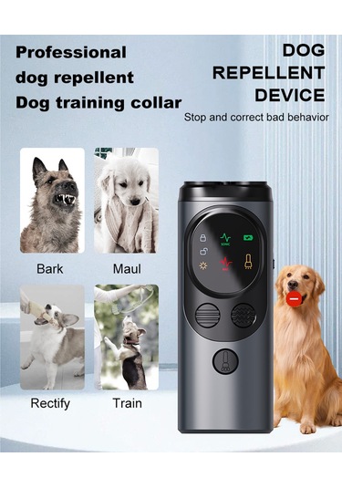 Moveevo P10 Akıllı Ultrasonik 3'lü Köpek Havlama Durdurucu - Taşınabilir İç/dış Kullanım