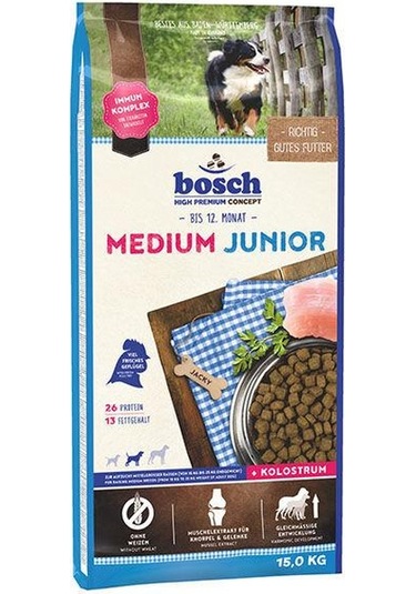 Bosch Medium Junior Yavru Köpekler İçin Kuru Mama 15 Kg