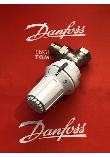 Danfoss Termostatik Radyatör Vanası 1/2'' Köşe Tip Sıvı Sensörlü