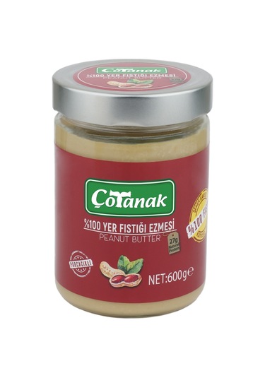 Çotanak % 100 Fıstık Ezmesi 600 G