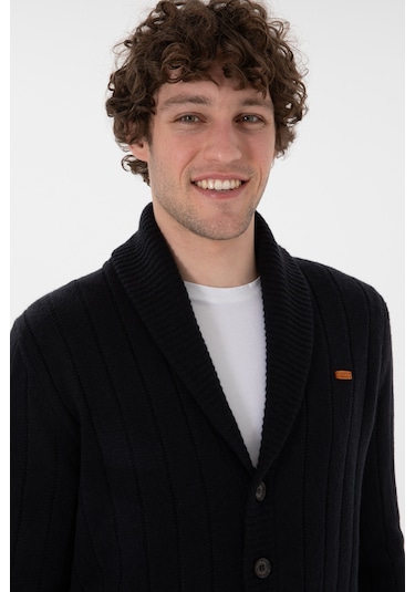 U.s. Polo Assn. Erkek Lacivert Hırka Triko 50297061-vr033 Lacivert