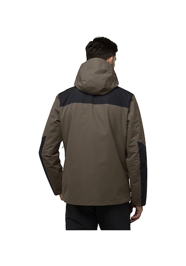 Jack Wolfskin Jasper 3ın1 Jkt M Erkek Outdoor Montu A61858-5719 Haki A61858-5719 Kahverengi