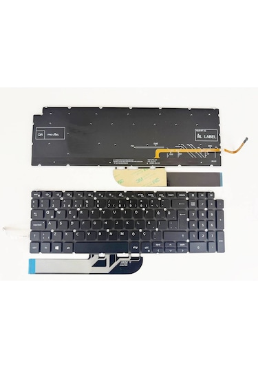 Dell Latitude 3510 P101f İle Uyumlu Notebook Klavye - Siyah - Tr - Işıklı