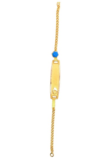 Cigold Taşlı Çocuk Bileklik 14 Ayar Altın 1.49 Gr Oa-c11203029258 Renkli Çok Renkli