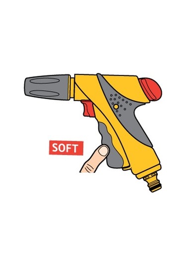 Hozelock 2682H Sivri Uçlu Ayarlı Hortum Tabancası Plus