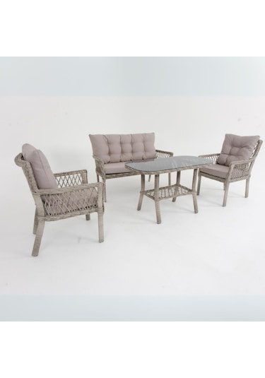 Fusion İkili Rattan Bahçe Oturma Grubu Rehome