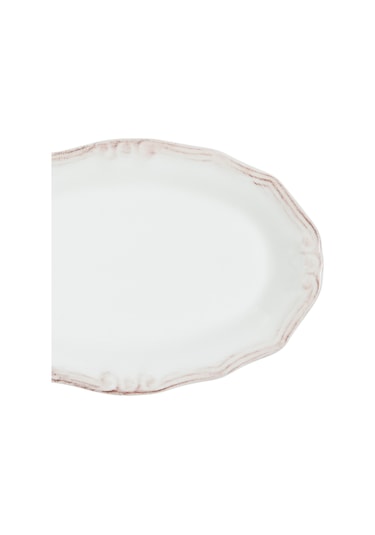 Mudo Home Ekru Kayık Tabak 20cm