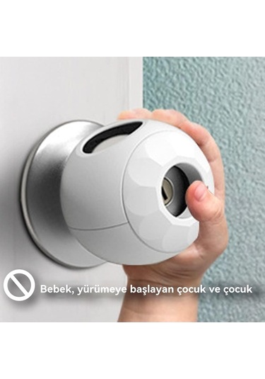 Çocuk Emniyetli Kapı Kolu Kılıfları Bebek Emniyetli 6 Paket Çocuk Kapı Kilitleri Kapı Kolu Bebek Emniyetli Kapı Çocuklar İçin Çok Renkli