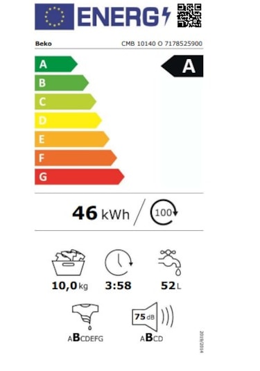 Beko CMB 10140 O 10 KG 1400 Devir Çamaşır Makinesi