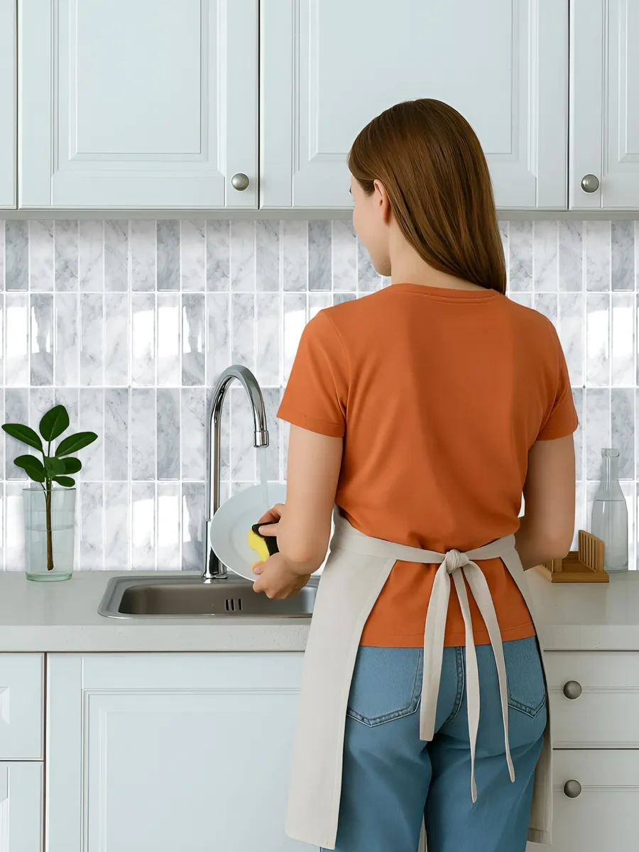 Pureflex Kendinden Yapışkanlı Duvar Paneli Fayansı 23x29 Cm, 10 Adet 386504715